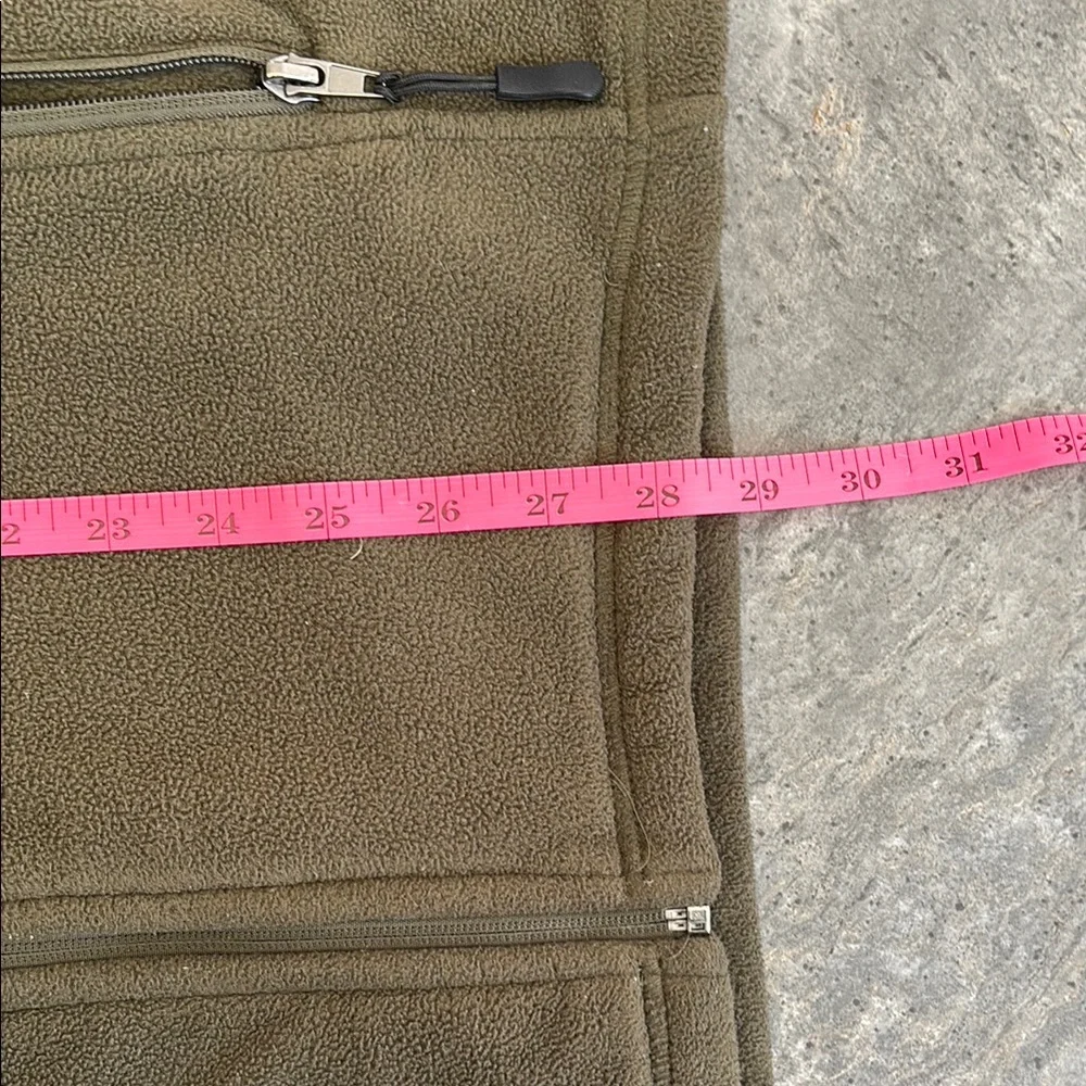 NWOT London Fog Men’s Green Fleece Zip Up Shirt, Fall, Zipper Pockets, Size L - Picture 10 of 17